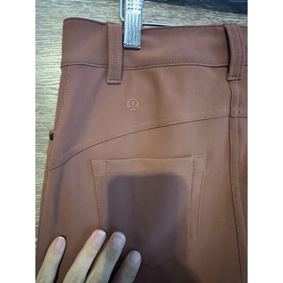 Lululemon Pants Sz 25 City Sleek Slim Fit 5 Pocket High Rise Pants Copper - Picture 11 of 11